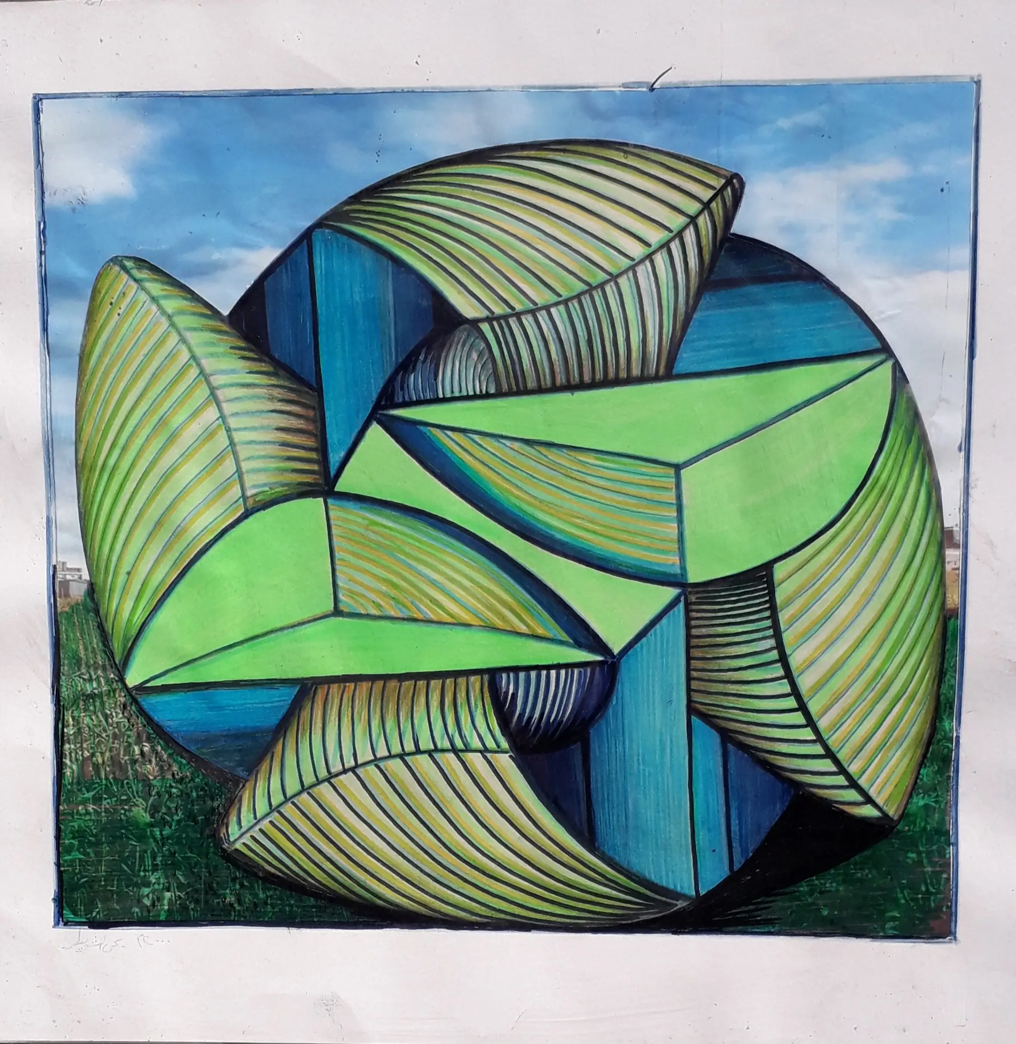 لوحة تشكيلية